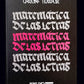 Set printed by Kikuyo from Carolina Iturralde's work : Matemática De Las Letras + Entropía