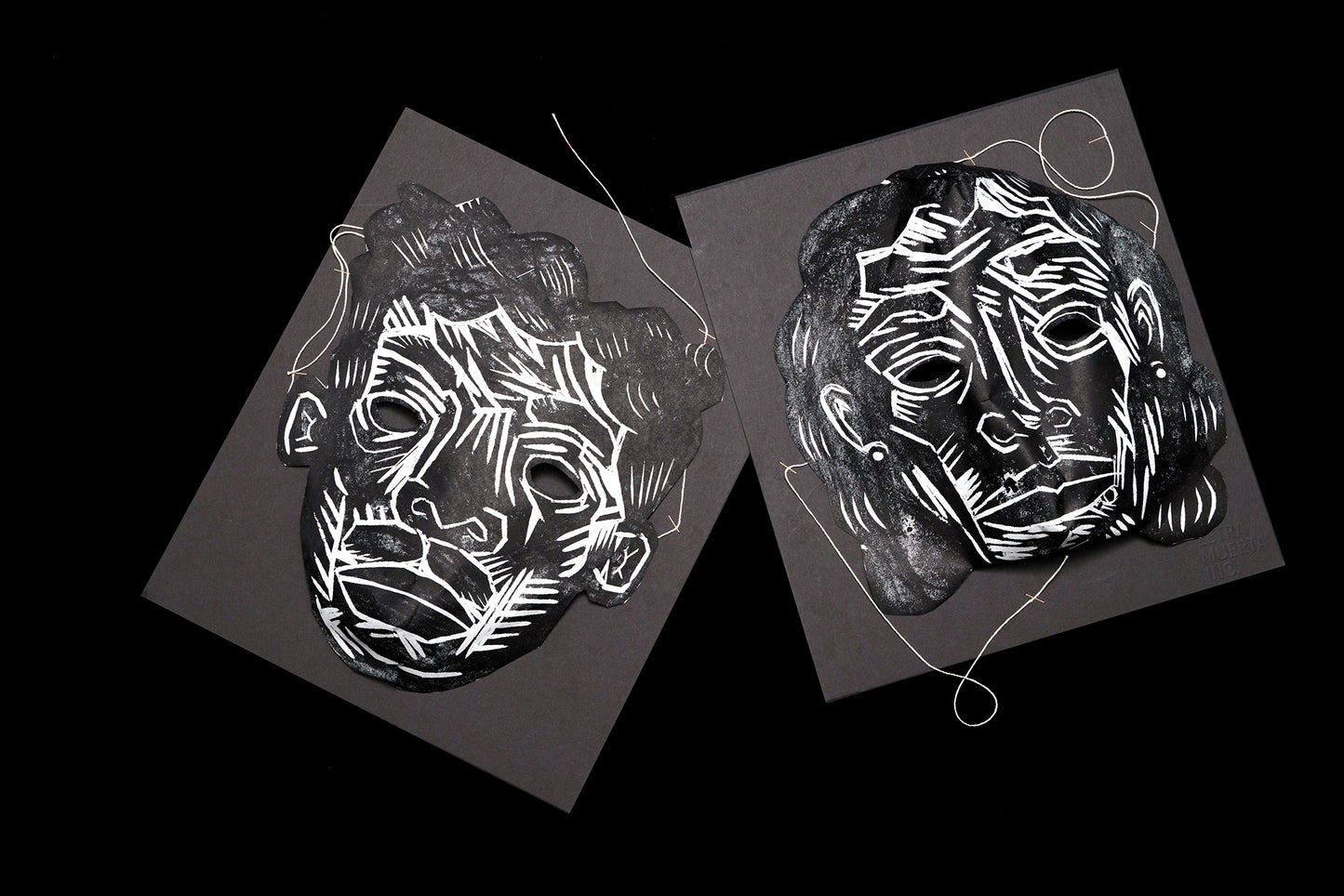 John Vasquez Mejías Lolita Lebrón Wax-Rub Masks