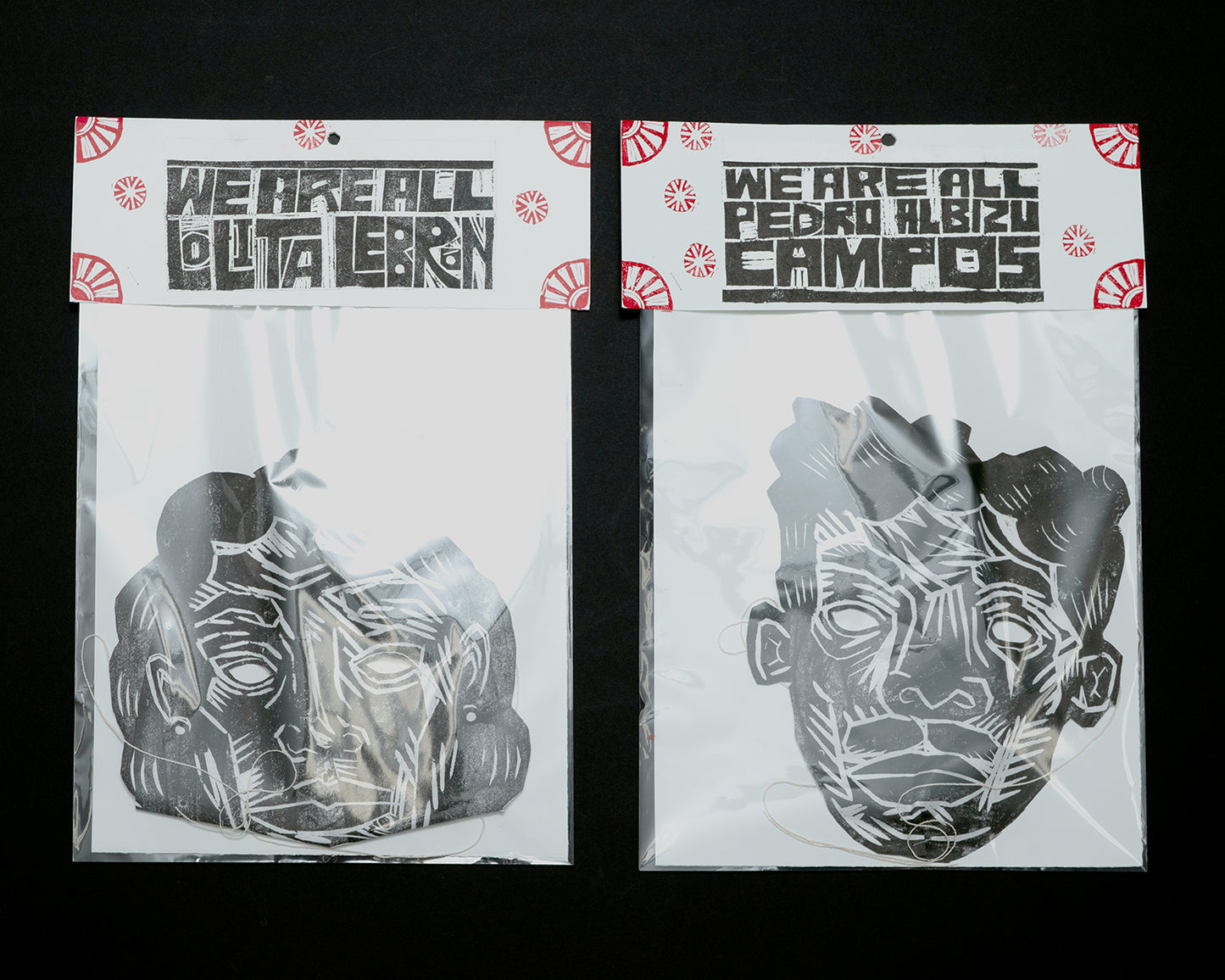 John Vasquez Mejías Lolita Lebrón Wax-Rub Masks